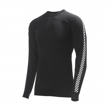Tee shirt homme LIFA manches longues DRY STRIPE CREW Noir - HELLY HANSEN