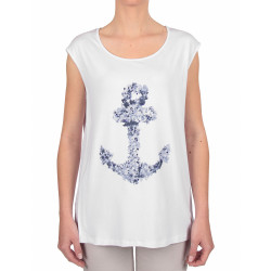 Tee-shirt femme HB123 CROISIERE blanc - HUBLOT