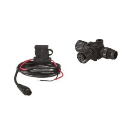 Cable alimentation réseau livré avec connecteur T N2K-PWR-RD - LOWRANCE