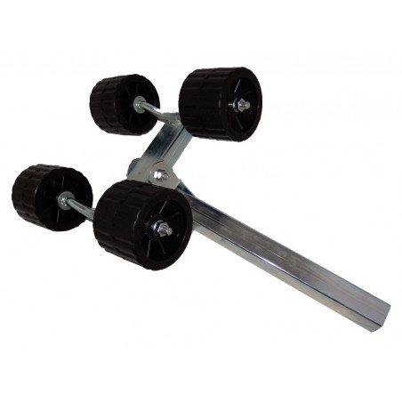 Balancier latéral 4 roues élevées 100x75 mm