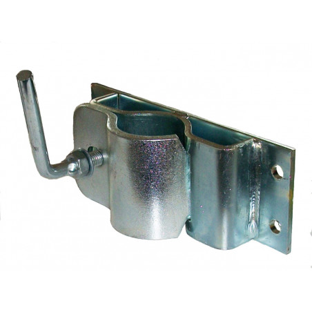 Support réglable de fixation à visser pour roues jockey