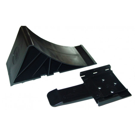 Cale de roues avec support