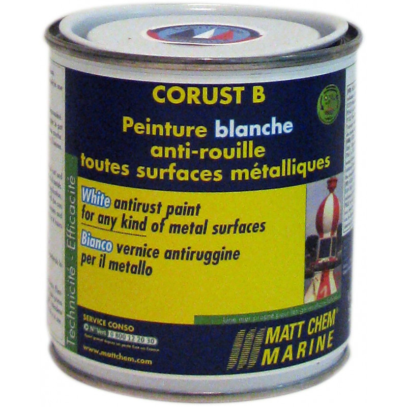 Peinture laque antirouille brillantes pour métaux