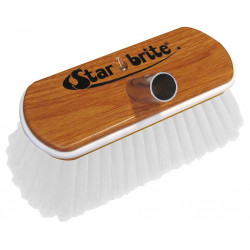 Brosse dure bois synthétique deluxe blanche - STAR BRITE
