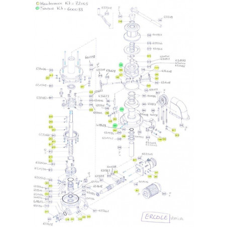 ERCOLE VERTICAL - Pièces détachées pour guindeau LOFRANS' - LOFRANS'