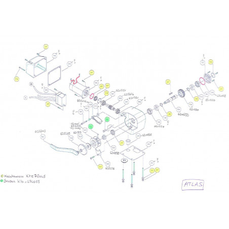 ATLAS - Pièces détachées pour guindeau LOFRANS' - LOFRANS'