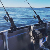 Huang Support De Canne à Pêche En Acier Inoxydable Pour Bateau, Réglable à 360 Degrés, Support De Canne à Pêche Pour Rails De 1,9 Cm à 2,5 Cm