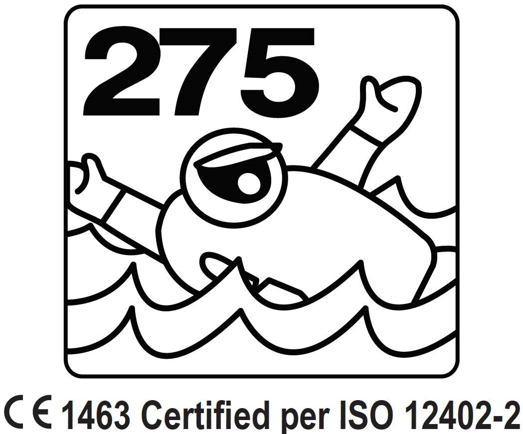 Certification ISO 12402-2 niveau de performance 275