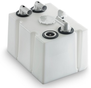 Réservoir d'eaux noires rigide